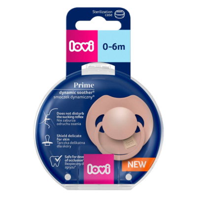 Товари для догляду - Пустушка Lovi силіконова динамічна Prime Blush (34/405)#2