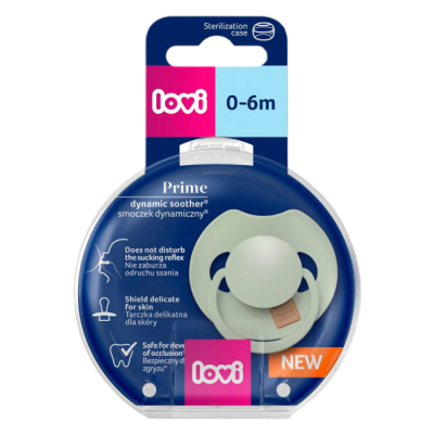 Товари для догляду - Пустушка Lovi силіконова динамічна Pistachio (34/412)#2