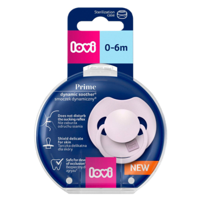 Товари для догляду - Пустушка Lovi силіконова динамічна Prime Lilac (34/420)#2