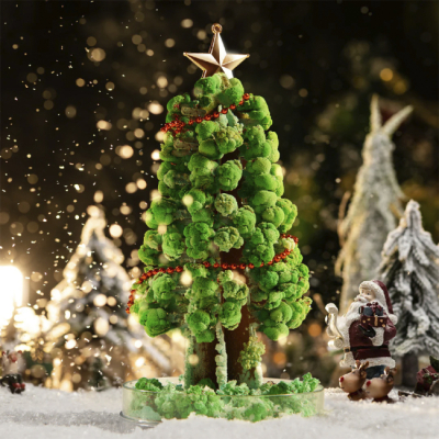 Научные игры, фокусы и опыты - Набор для опытов Mideer Выращивание кристаллов Новогодняя елка (CT2216)#3