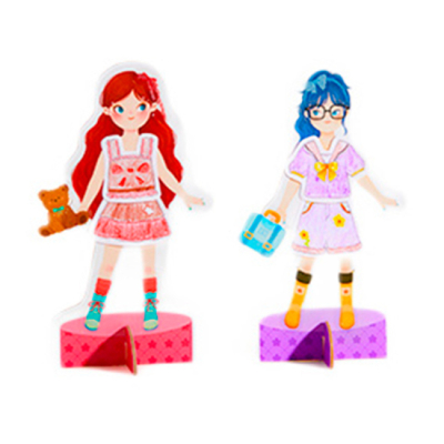 Наборы для творчества - Набор для творчества Mideer Коллажи для костюмов Модница (MD2291)#3