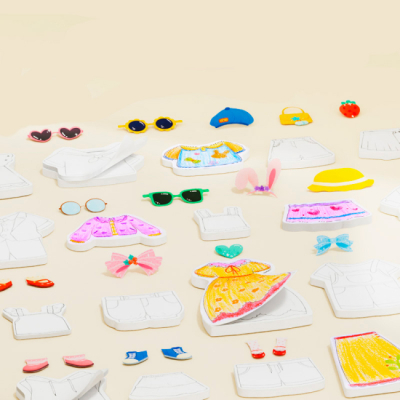 Наборы для творчества - Набор для творчества Mideer Коллажи для костюмов Модница (MD2291)#4