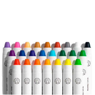 Канцтовары - Восковые карандаши Mideer В тубусе 24 цвета (MD4255)#2