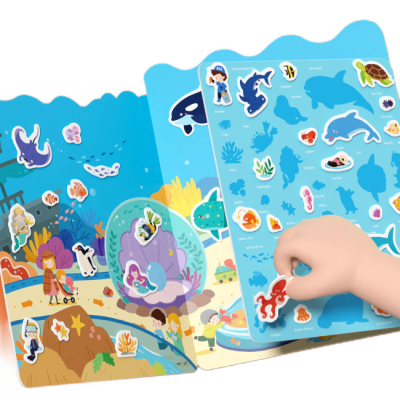 Наборы для творчества - Набор многоразовых наклейок Mideer Incredible aquarium (CT2316)#3