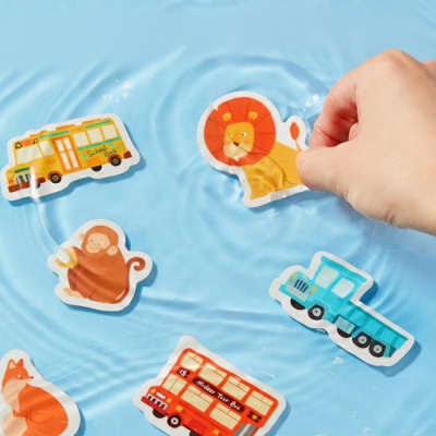 Наборы для творчества - Набор многоразовых наклейок Mideer Busy animal town (CT2318)#3