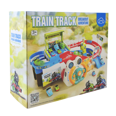 Паркінги і гаражі - Ігровий набір Країна Іграшок Паркінг Пригоди паровозиків (T922A)#6