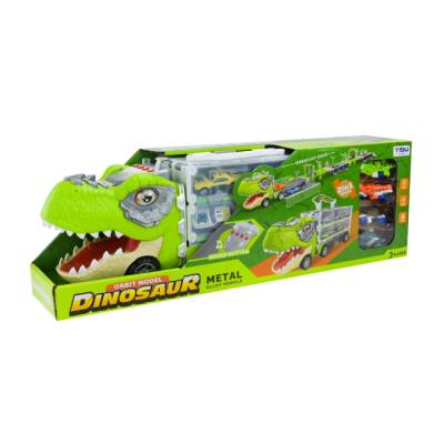 Транспорт и спецтехника - Игровой набор Країна Іграшок Автовоз-трек Диногонки (068-196)#5