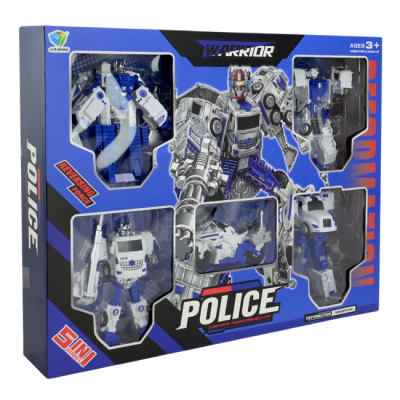 Трансформеры - Игровой набор Країна Іграшок Трансформер сине-белый 5 в 1 (788-96Y)#8