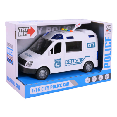 Транспорт и спецтехника - Автомодель Країна Іграшок Полицейская машина (ZY222A)#5