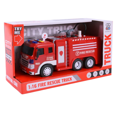 Транспорт і спецтехніка - Автомодель Країна Іграшок Пожежна машина (ZY227A)#4
