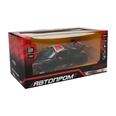 Автомодели - Автомодель Автопром Audi R8 LMS черная (68262A(B))#5