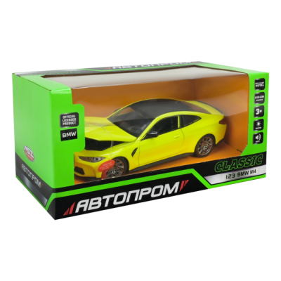 Автомоделі - Автомодель Автопром BMW M4 1:24 (68280A)#7