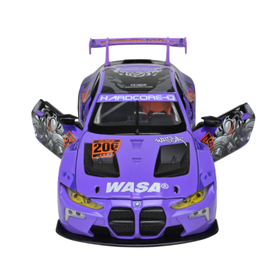 Автомодели - Автомодель Автопром BMW M4 GT3 фиолетовая (68296A(P))#6