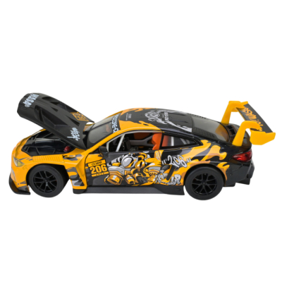 Автомодели - Автомодель Автопром BMW M4 GT3 желтая (68296A(Y))#5