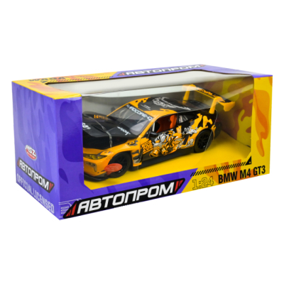 Автомодели - Автомодель Автопром BMW M4 GT3 желтая (68296A(Y))#6