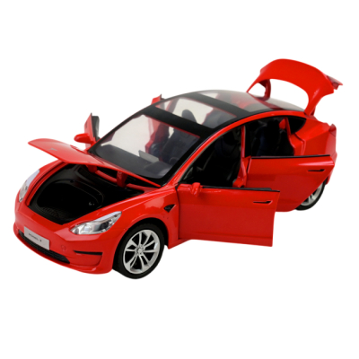 Автомодели - Автомодель Автопром Tesla model 3 красная (AP7728/1)#4