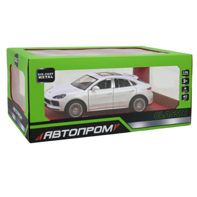 Автомоделі - Автомодель Автопром Porsche Сayenne біла (AP7733/1)#6