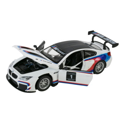 Автомодели - Автомодель Автопром BMW M6 GT3 белая (68325/1)#4