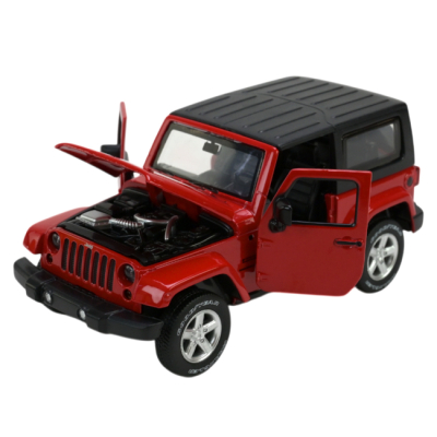 Автомоделі - Автомодель Автопром Jeep Wrangler червона (68331/2)#4