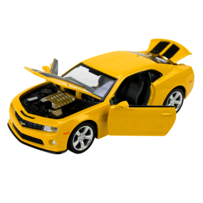 Автомодели - Автомодель Автопром Chevrolet Camaro SS желтая (68335/2)#4