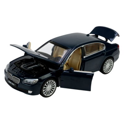 Автомодели - Автомодель Автопром BMW 760 LI черная (68340/2)#4