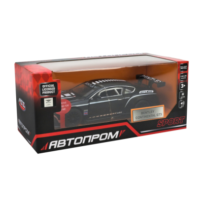 Автомодели - Автомодель Автопром Bentley Continental GT 3 черная (68353/2)#6