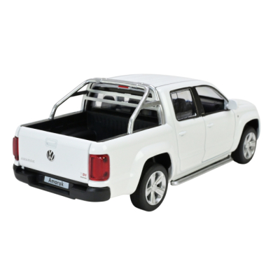 Автомодели - Автомодель Автопром Volkswagen Amarok белая (68365/1)#3