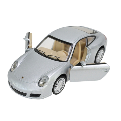 Автомодели - Автомодель Автопром Porsche 911 Carrera S серая (68374/1)#4