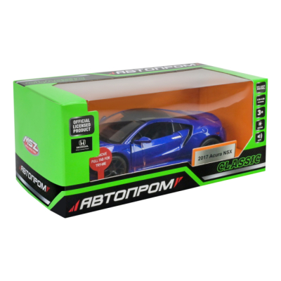 Автомодели - Автомодель Автопром 2017 Acura NSX синяя (68400/1)#6