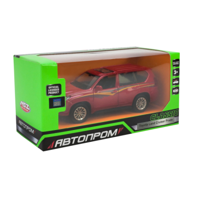 Автомодели - Автомодель Автопром Toyota Land Cruiser Prado красная (10002/2)#5