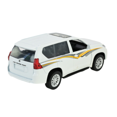 Автомодели - Автомодель Автопром Toyota Land Cruiser Prado белая (10002/3)#3