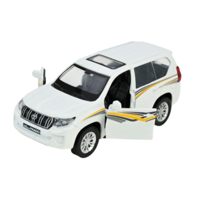 Автомодели - Автомодель Автопром Toyota Land Cruiser Prado белая (10002/3)#4