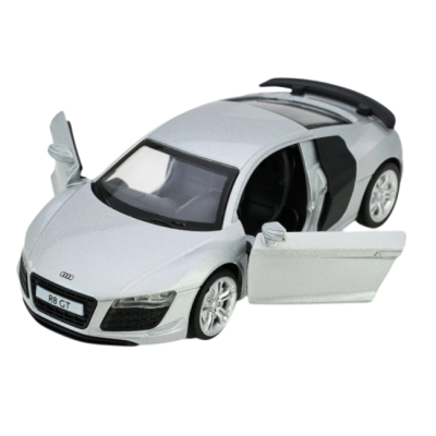 Автомодели - Автомодель Автопром Audi R8 GT серая (10004/1)#4