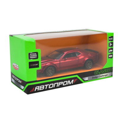 Автомодели - Автомодель Автопром Dodge Challenger красная (10008/1)#5