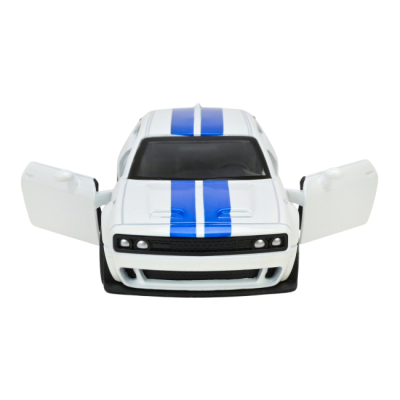 Автомодели - Автомодель Автопром Dodge Challenger белая (10008/2)#4