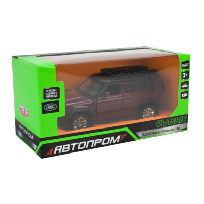 Автомодели - Автомодель Автопром 2020 Land Rover Defender 110 красная (10010/2)#5