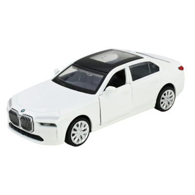 Автомодели - Автомодель Автопром BMW i7 G70 белая (10012/1)#2