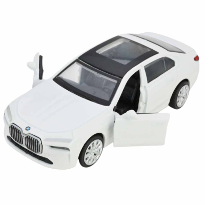 Автомодели - Автомодель Автопром BMW i7 G70 белая (10012/1)#3