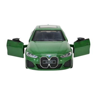 Автомодели - Автомодель Автопром BMW I4 M50 зеленая (68714/3)#4