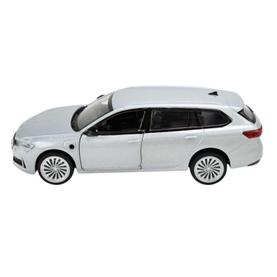 Автомодели - Автомодель Автопром Skoda Superb IV Combi белая (68744/1)#2