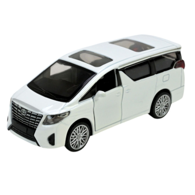 Автомодели - Автомодель Автопром Toyota Alphard белая (4329/2)#2