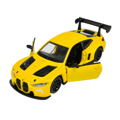 Автомодели - Автомодель Автопром BMW M4 GT3 желтая (4377/2)#4
