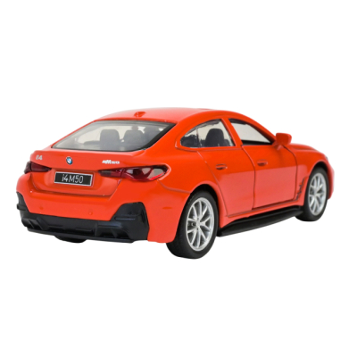 Автомодели - Автомодель Автопром BMW I4 M50 красная (4378/2)#3