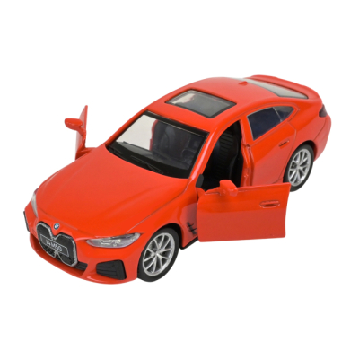 Автомодели - Автомодель Автопром BMW I4 M50 красная (4378/2)#4