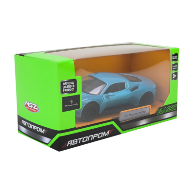 Автомодели - Автомодель Автопром Maserati MC20 голубая (4384/1)#5