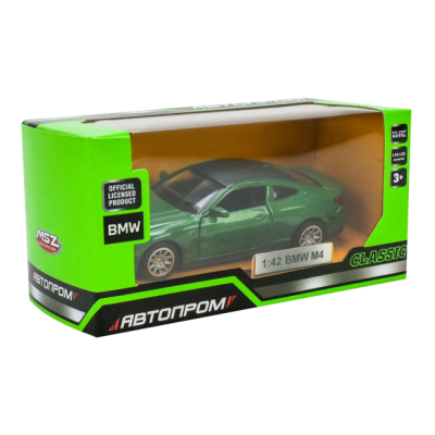 Автомодели - Автомодель Автопром BMW M4 (G82) зеленая (4371/1)#2