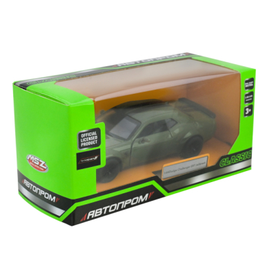 Автомоделі - Автомодель Автопром Dodge Challenger SRT Jalibreak темно-зелена (4385/1)#2