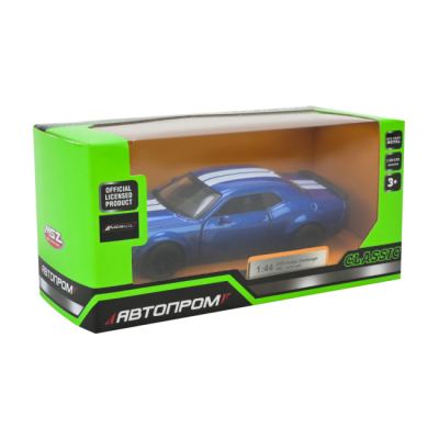 Автомоделі - Автомодель Автопром Dodge Challenger SRT Jalibreak синя (4385/2)#5