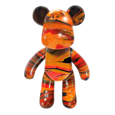 Наборы для творчества - Набор для творчества Pour Palz Флюид Арт Мишка Black Edition Мишка Жуткое угощение (GS-G87784/1)#2