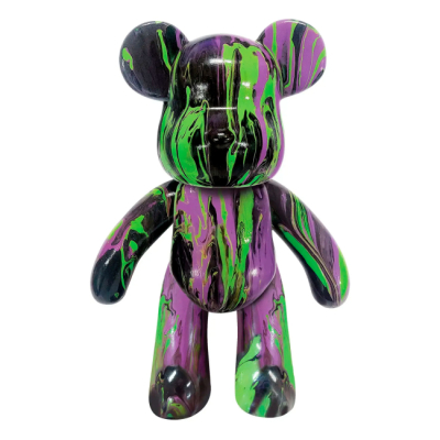 Наборы для творчества - Набор для творчества Pour Palz Флюид Арт Мишка Black Edition Мишка Ночь ужасов (GS-G87784/2)#2